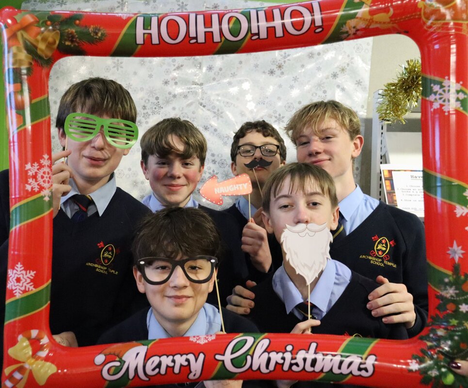 Image of Pupils raise money for St Catherine's Hospice with festive photos