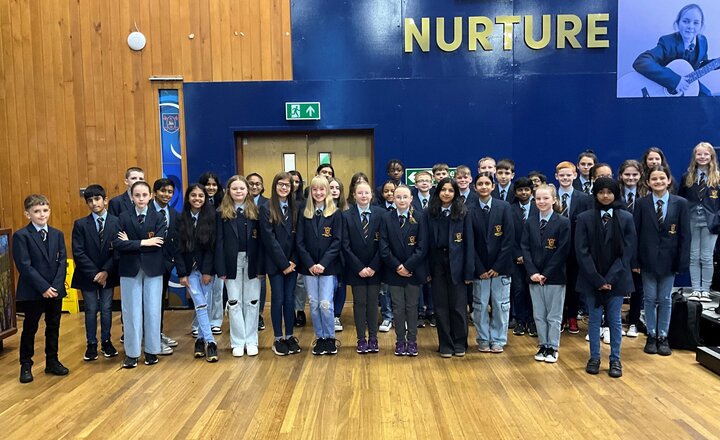 Image of Pupils support Jeans for Genes Day by wearing denim to school